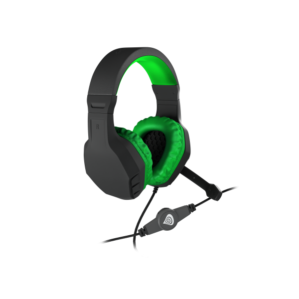 Auriculares Gaming Genesis Argon 200 2.0 Mini Jack Negro-verde