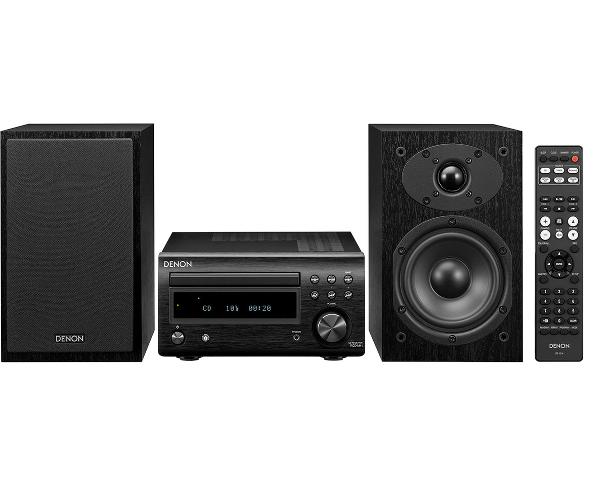 Denon D-M41 Minicadena de música para uso doméstico 60 W Negro