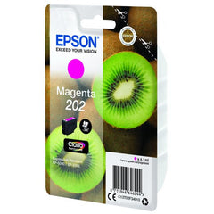 Cartucho tinta epson c13t02f34010 singlepack magenta 202 claria premium ink xp - 6000 - xp - 6005 - kiwi