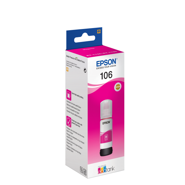 Epson 106 EcoTank Magenta ink bottle