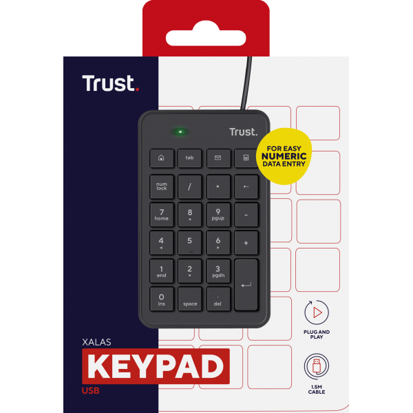 Trust Xalas Usb Numeric Keypad (Teclado) Trust