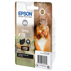 Cartucho tinta epson c13t04f64010 singlepack gris 478xl claria photo hd ink