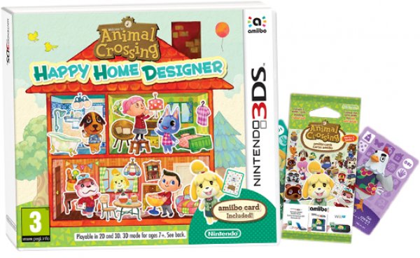 Animal Crossing: Happy Home Designer + 1 Tarjeta Amiibo (3DS) Nintendo