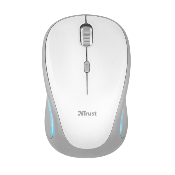 Trust Wireless Mouse Yvi Fx - White (sensor Optico De 800 - 1.600 Ppp Reales) (Ratón) Trust