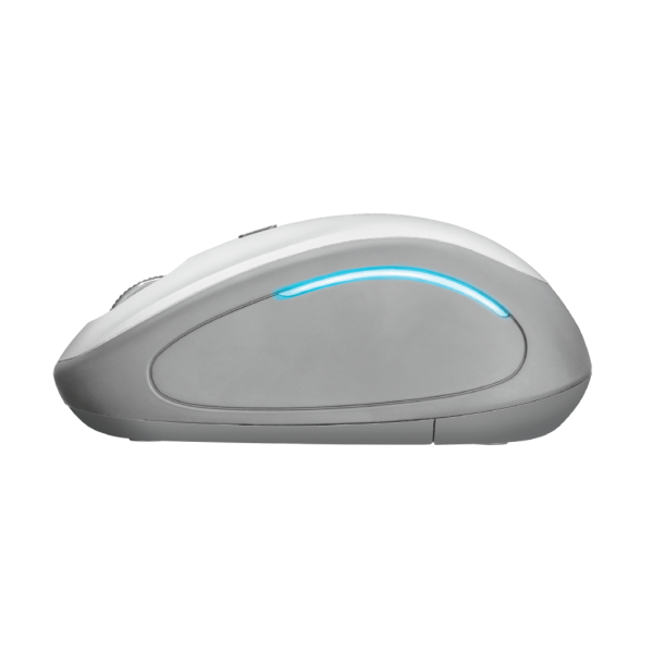 Trust Wireless Mouse Yvi Fx - White (sensor Optico De 800 - 1.600 Ppp Reales) (Ratón) Trust