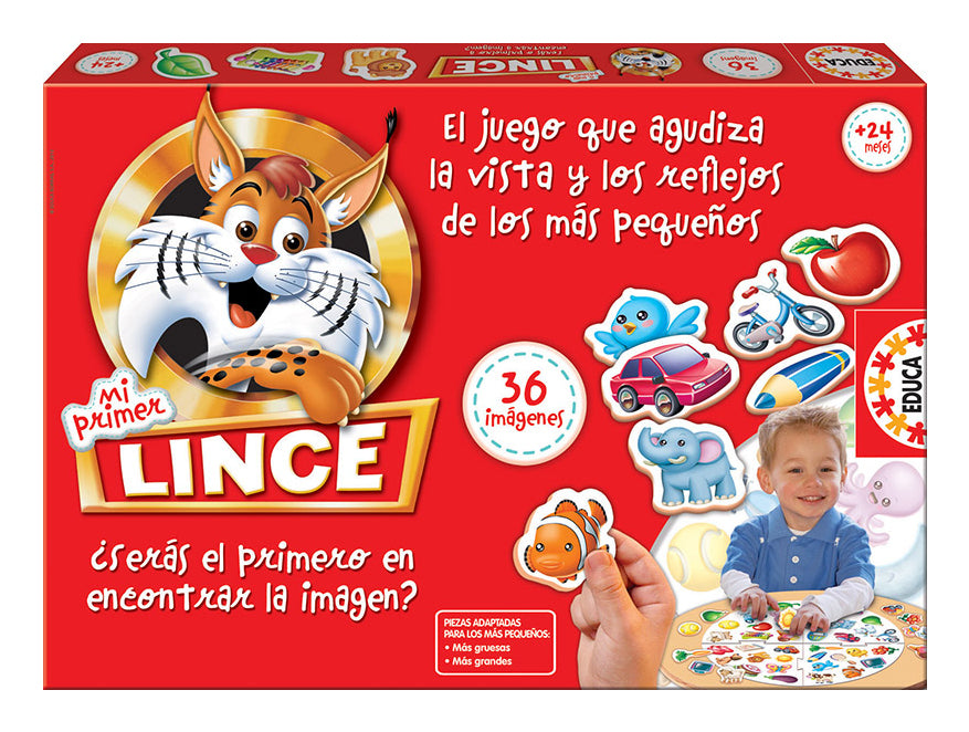 Educa 15676 juego de tablero Mi primer Lince Juego De Cartas Familia