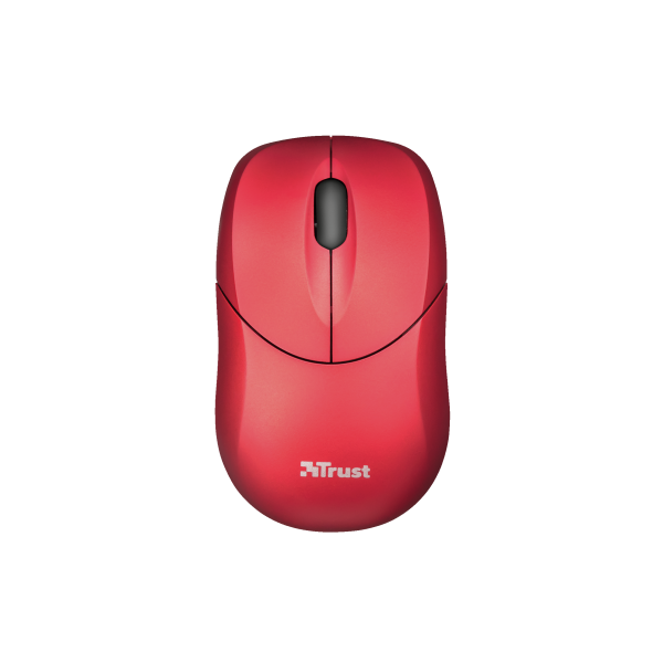 Trust Wireless Mouse Inu - Red (sensor Optico De 1.000 Ppp Reales) (Ratón) Trust