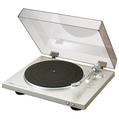 Denon DP-300F Tocadiscos de tracción por correa Negro, Plata