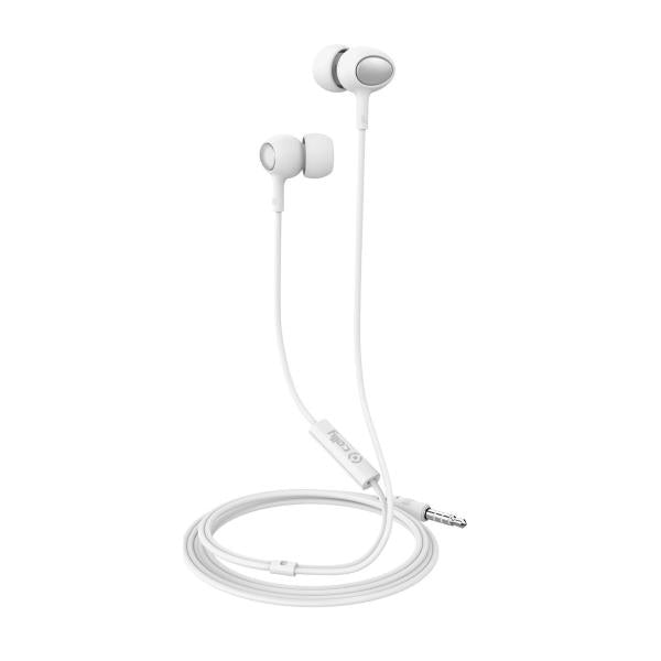 Celly UP500WH auricular y casco Auriculares Alámbrico Dentro de oído Llamadas/Música Blanco