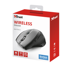 Trust Wireless Mouse Maxtrack - Black/grey (sensor Optico De 800 - 1.600 Ppp Reales) (Ratón) Trust