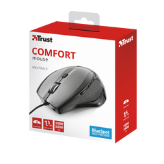 Trust Comfort Mouse Maxtrack (sensor Optico De 1000 - 1.600 Ppp Reales) (Ratón) Trust