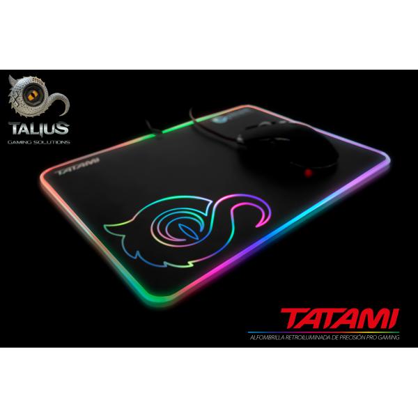 Talius alfombrilla gaming Tatami retroiluminada RGB