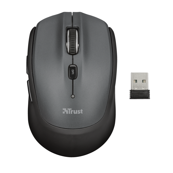 Trust Nona Wireless Compact Mouse Black (sensor Optico De 800 - 1.600 Ppp Reales) (Ratón) Trust