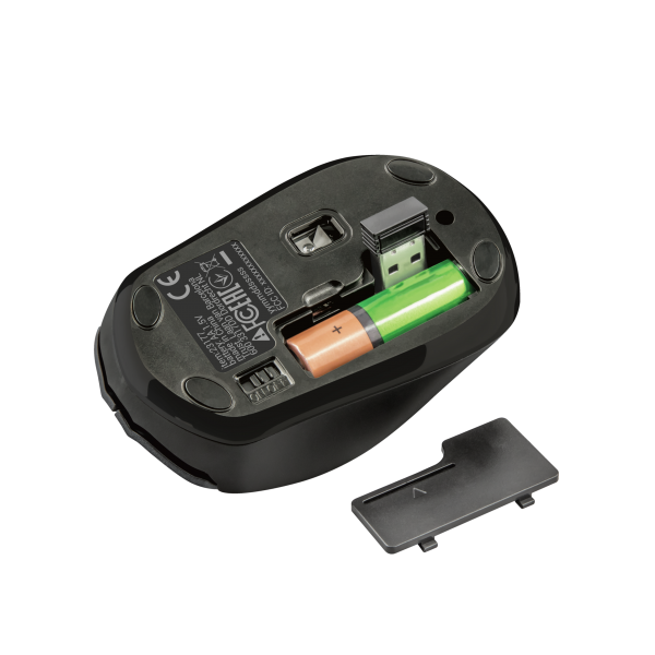 Trust Nona Wireless Compact Mouse Black (sensor Optico De 800 - 1.600 Ppp Reales) (Ratón) Trust