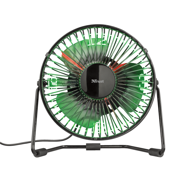 Trust Victu Usb Desk Fan With Led Clock (Ventilador) Trust