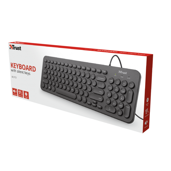 Trust Muto With Silent Keys Keyboard (Teclado) Trust