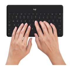 Logitech Keys-To-Go Negro Bluetooth AZERTY Francés