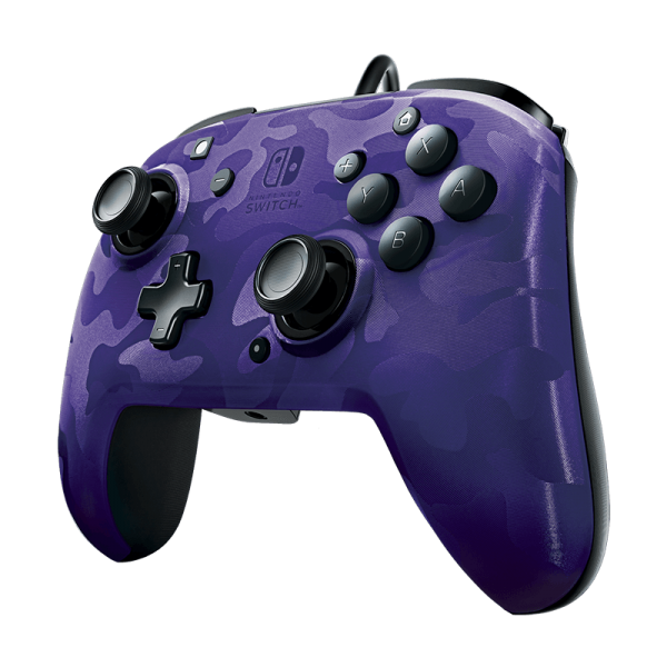 Pdp Faceoff Deluxe + Audio Wired Controller Purpura (Switch Mando) Pdp