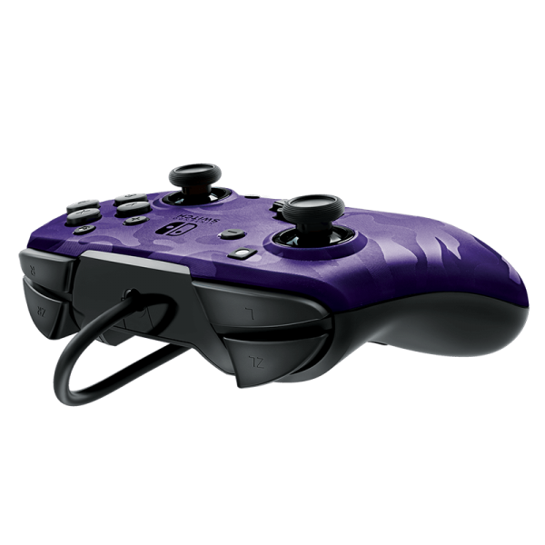 Pdp Faceoff Deluxe + Audio Wired Controller Purpura (Switch Mando) Pdp