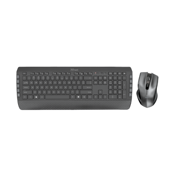 Trust Silent Wireless Black Keyboard & Mouse Tecla 2 Qwerty (Gaming Pack) Trust