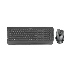 Trust Silent Wireless Black Keyboard & Mouse Tecla 2 Qwerty (Gaming Pack) Trust