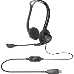 Logitech 960 Auriculares Alámbrico Diadema Llamadas/Música USB tipo A Negro