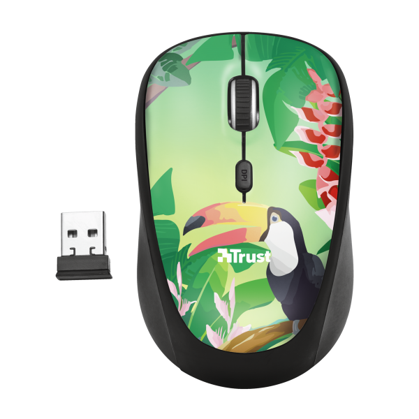 Trust Yvi Wireless Compact Mouse Toucan (sensor Optico De 800 - 1.600 Ppp Reales) (Ratón) Trust