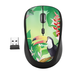 Trust Yvi Wireless Compact Mouse Toucan (sensor Optico De 800 - 1.600 Ppp Reales) (Ratón) Trust