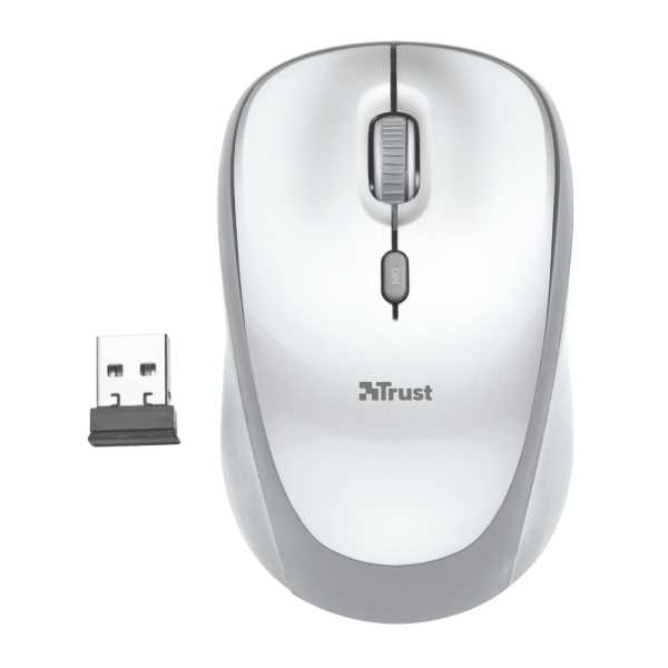 Trust Yvi Wireless Mouse White (blanco) (sensor Optico De 800 - 1.600 Ppp Reales) (Ratón) Trust