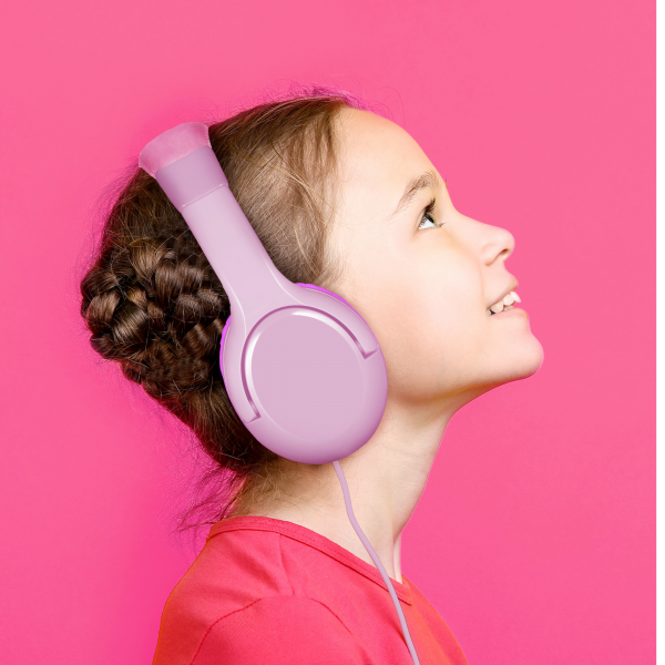 Celly KidsBeat Auriculares Diadema Rosa