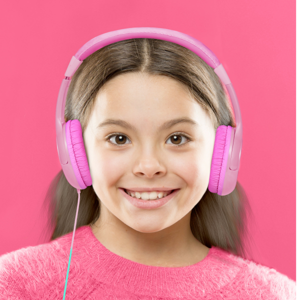 Celly KidsBeat Auriculares Diadema Rosa