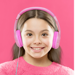 Celly KidsBeat Auriculares Diadema Rosa