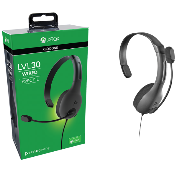 Pdp Wired Headset Lvl 30 (gris) (Xbox One #Category3) Pdp