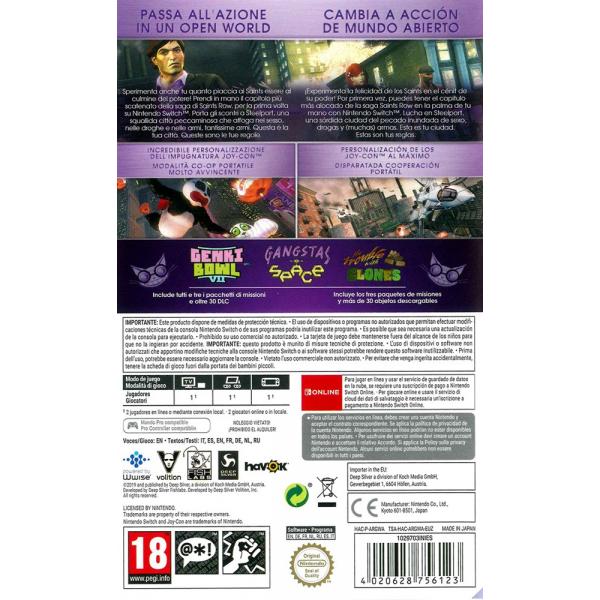 Saints Row:the Third The Full Package (Switch) Plaion