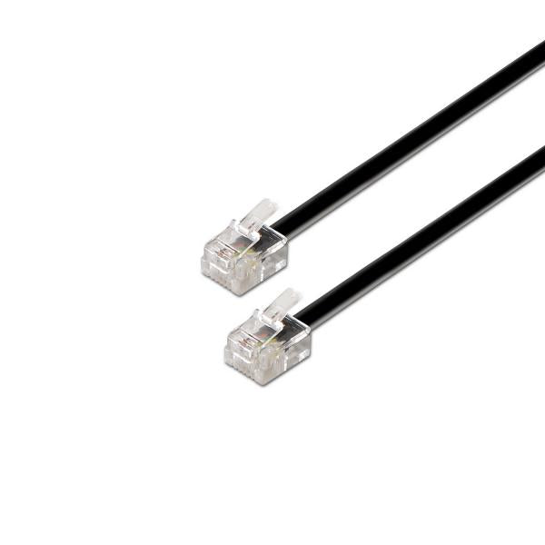 Aisens A143-0319 cable telefónico 2 m Negro