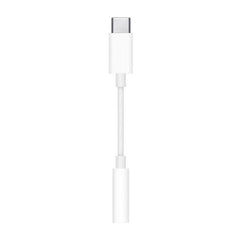 Aisens Conversor USB-C a audio estilo Apple, USB-C/M-Jack 3.5/H, Blanco, 15 cm