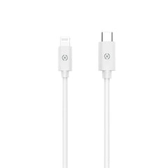 Celly USBLIGHTTYPECWH cable de teléfono móvil Blanco USB C Lightning 1 m