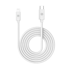 Celly USBLIGHTTYPECWH cable de teléfono móvil Blanco USB C Lightning 1 m