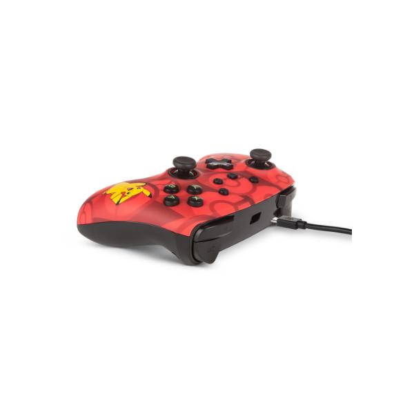 Power A Enhanced Wired Controller Rojo Pokemon Pikachu (Switch Mando) Power A