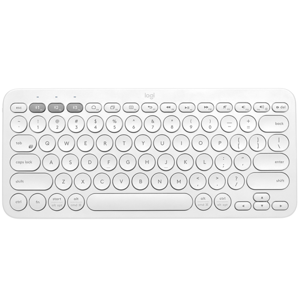 Logitech K380 Multi-Device teclado Universal Bluetooth QWERTZ Espaol Blanco