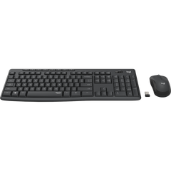 Logitech MK295 Silent Wireless Combo teclado Ratón incluido Oficina USB QWERTY Espaol Grafito