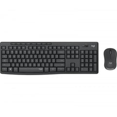 Logitech MK295 Silent Wireless Combo teclado Ratón incluido Oficina USB QWERTY Espaol Grafito