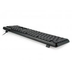 Equip 245211 teclado Oficina USB QWERTY Espaol Negro