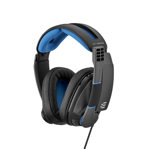 Epos AURICULARES GAMING EPOS SENNHEISER GSP 300 JACK 3.5MM MICROFONO NEGRO Y AZUL