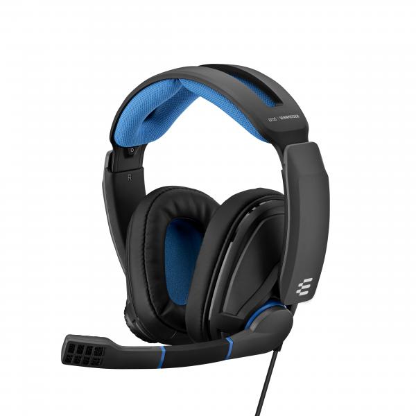 Epos AURICULARES GAMING EPOS SENNHEISER GSP 300 JACK 3.5MM MICROFONO NEGRO Y AZUL