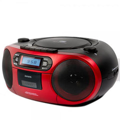 Aiwa BBTC-550RD Reproductor de CD portátil Negro, Rojo