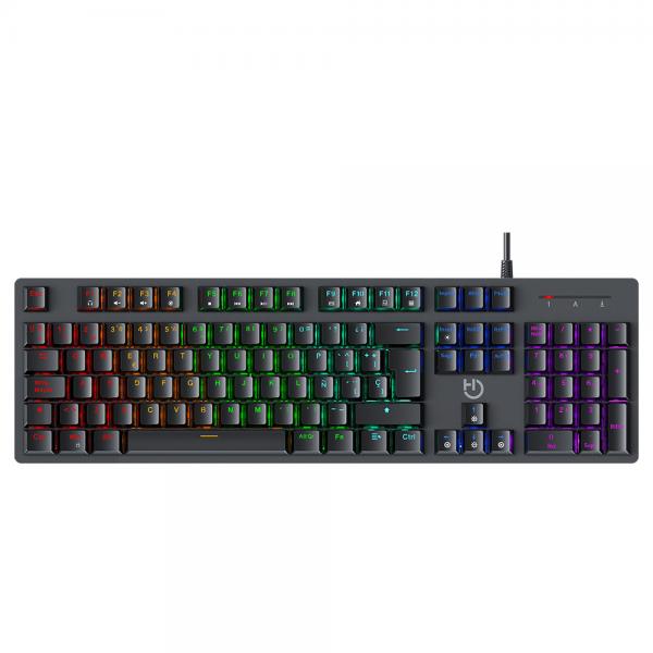 Hiditec GK400 ARGB teclado Juego USB Negro