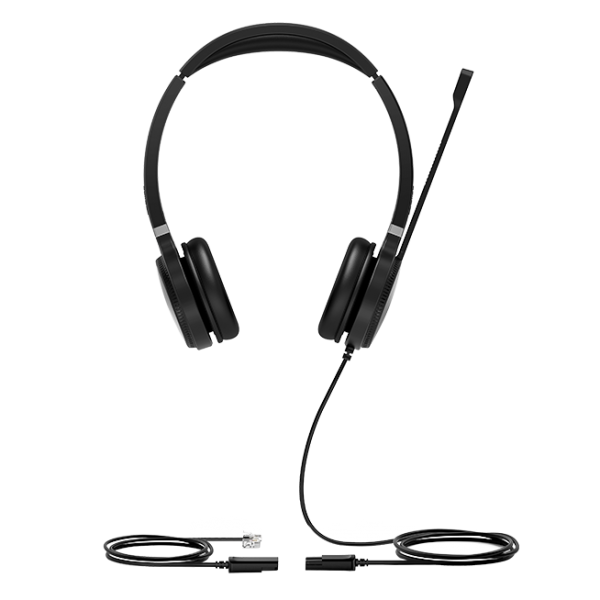 Yealink YHS36 Auriculares Alámbrico Diadema Oficina/Centro de llamadas Negro, Plata