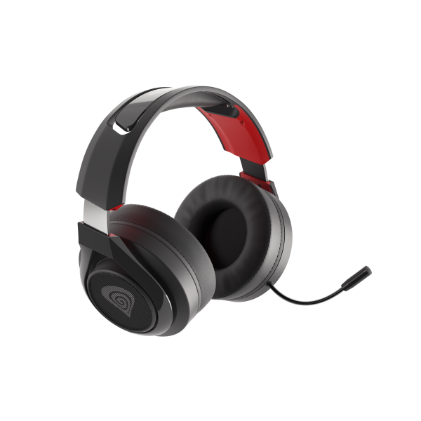 Auriculares Gaming Inalambrico Genesis Selen 400 2.0 Mini Jack, Usb Negro-rojo