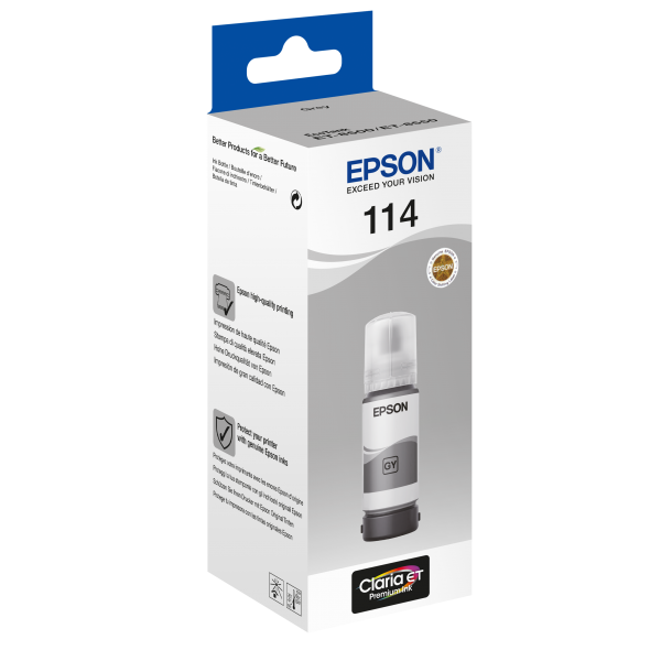 Epson 114 EcoTank Grey ink bottle